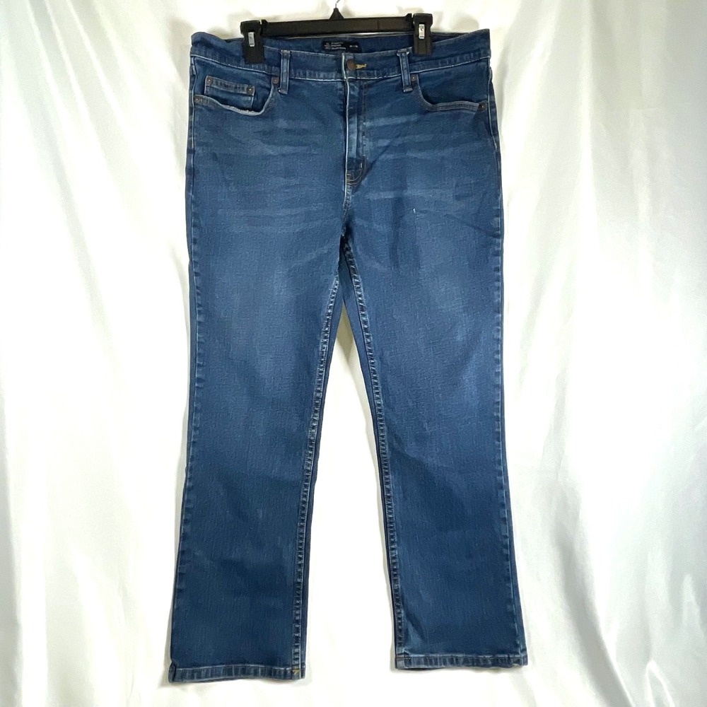 Member's Mark Men's Straight Fit Premium Stretch Denim Jeans, 5 Pocket 36 x 30